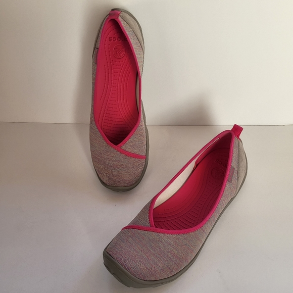 Crocs Women's 11 Multicolor Grey Duet Busy Day 202044 Slip On Comfort Flats - Picture 8 of 16